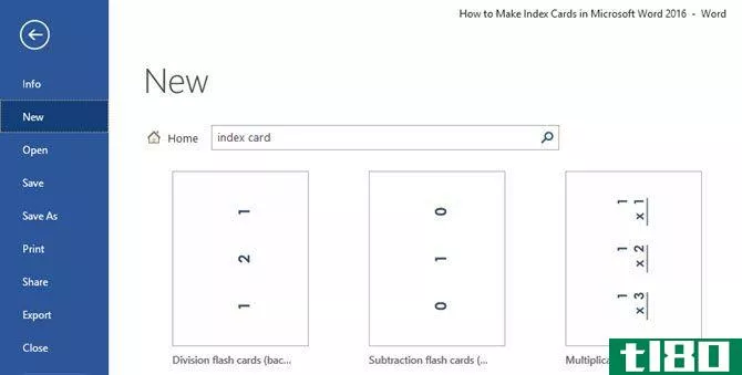 Microsoft Word - Index Card Templates