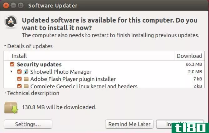 ubuntu software updater security