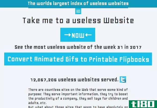 the useless web index