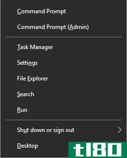 windows key x command prompt