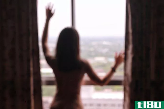 blurred picture of woman