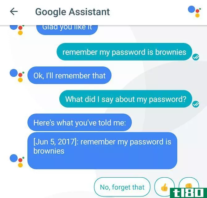 remember apps google assistant