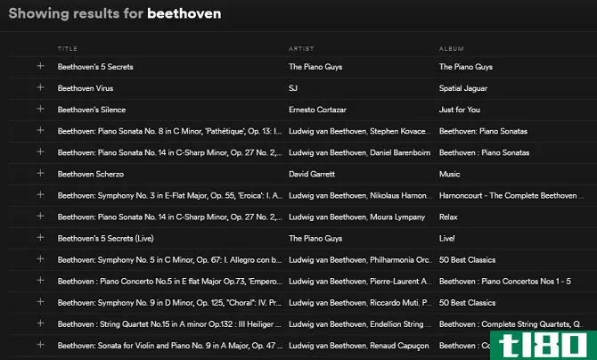 spotify beethoven
