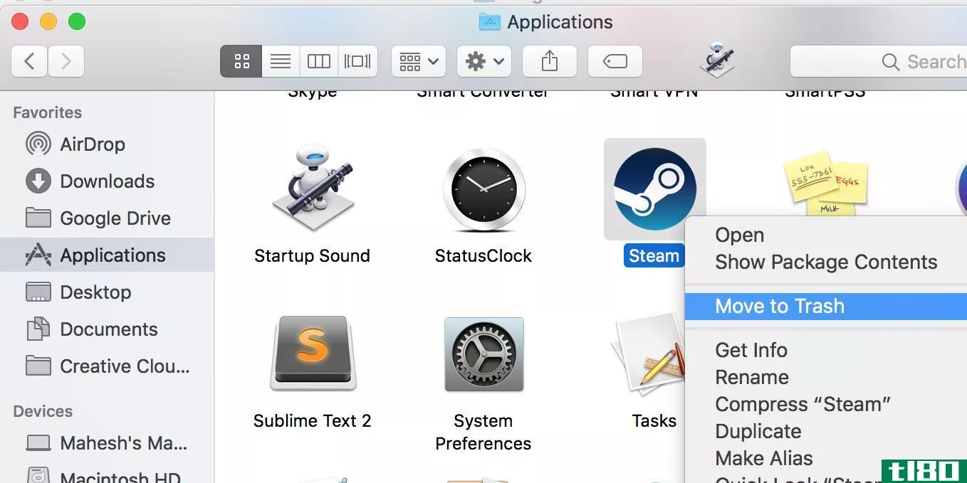 Mac uninstall apps