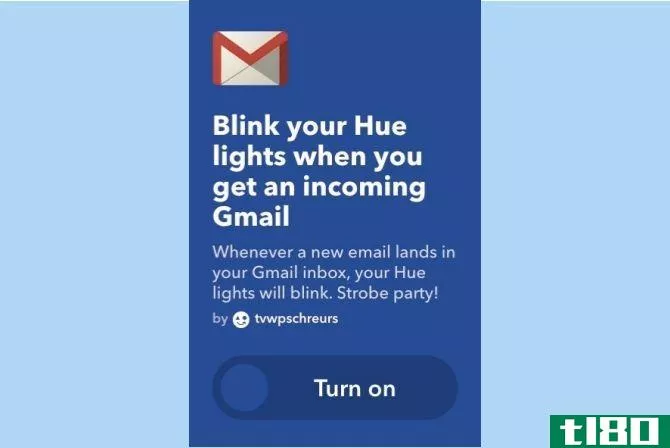 ifttt gmail blink **art lights