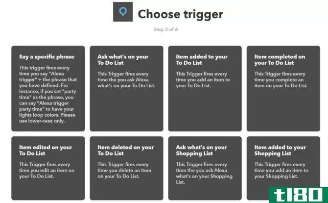choose trigger ifttt