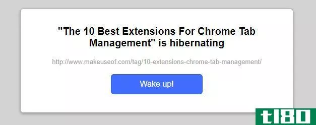 tab hibernation chrome extension