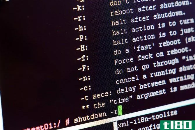linux terminal shutdown commands screen