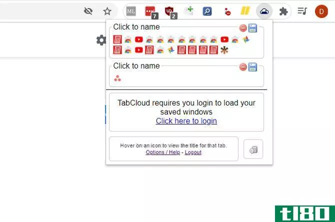 tabcloud chrome extension