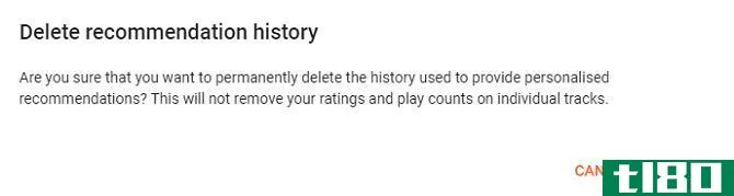 google play music delete recommendati*** confirm
