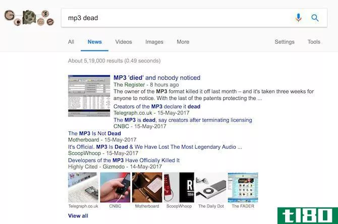 mp3 dead google news
