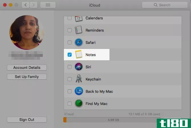 Syncing Apple notes with iCloud