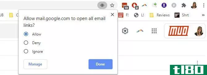 Enable or Disable Chrome email protocol Handlers from within Gmail.