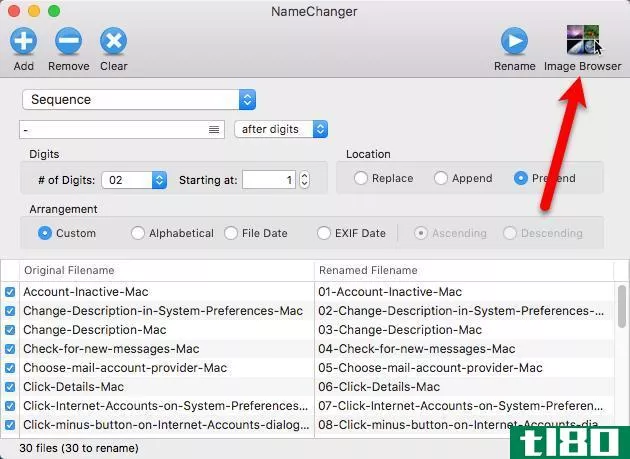 click image browser namechanger mac