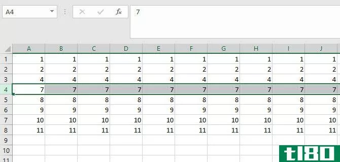 repeat command in excel
