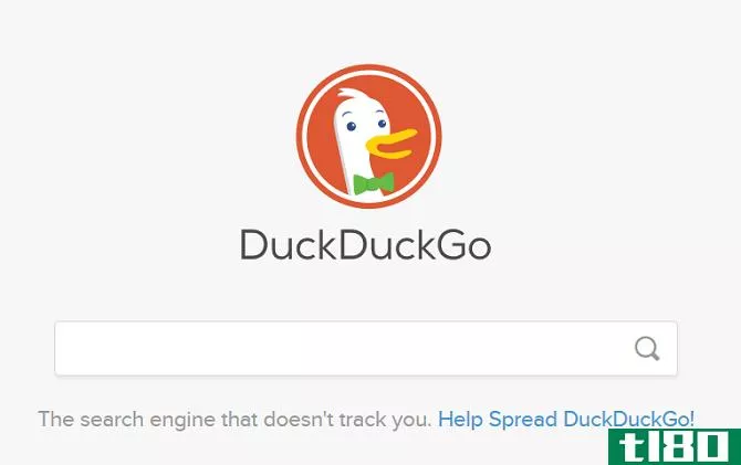 duckduckgo home page