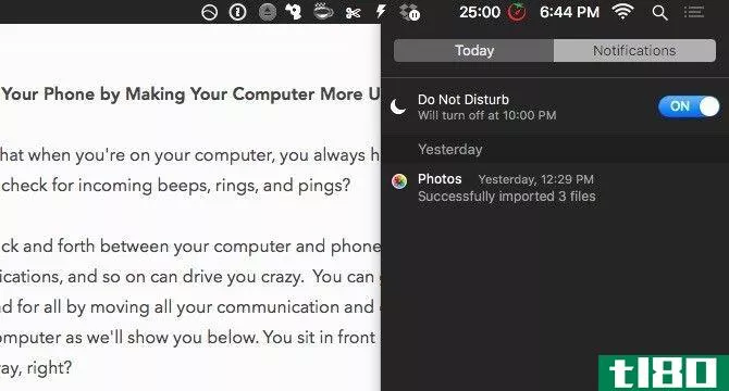 Do Not Disturb Mode on a Mac