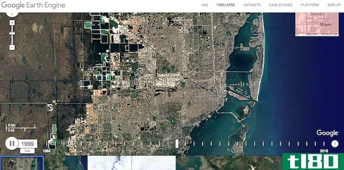 best google earth maps -- timelapse