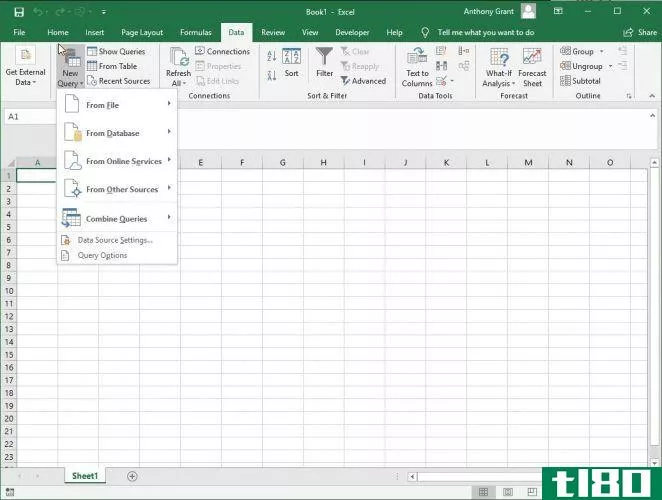 Selecting Data Source With Power Query For Excel