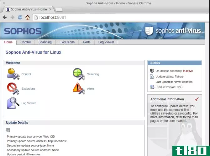 linux antivirus sophos
