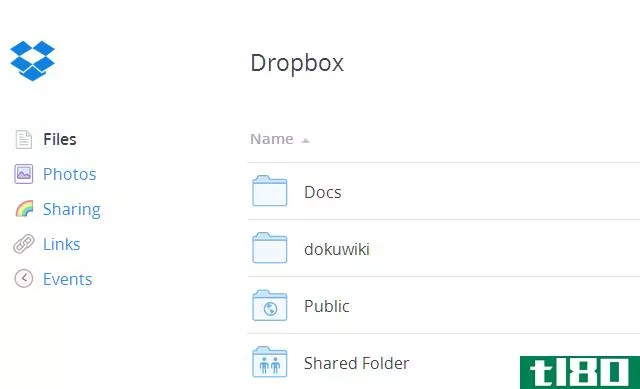 This is a screen capture of one of the best the Windows programs called Dropbox
