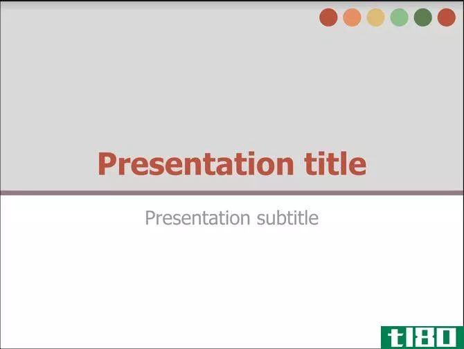 Google Docs Presentation Template