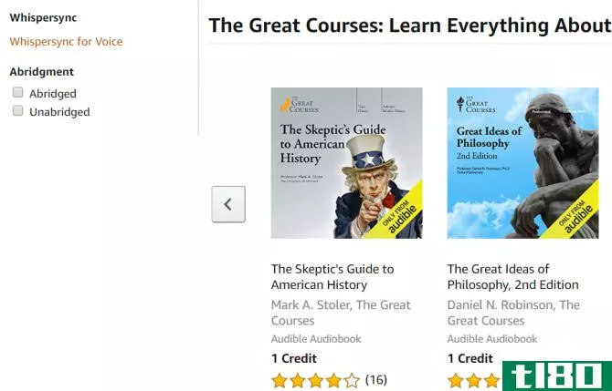 Audible Tips Whispersync Category