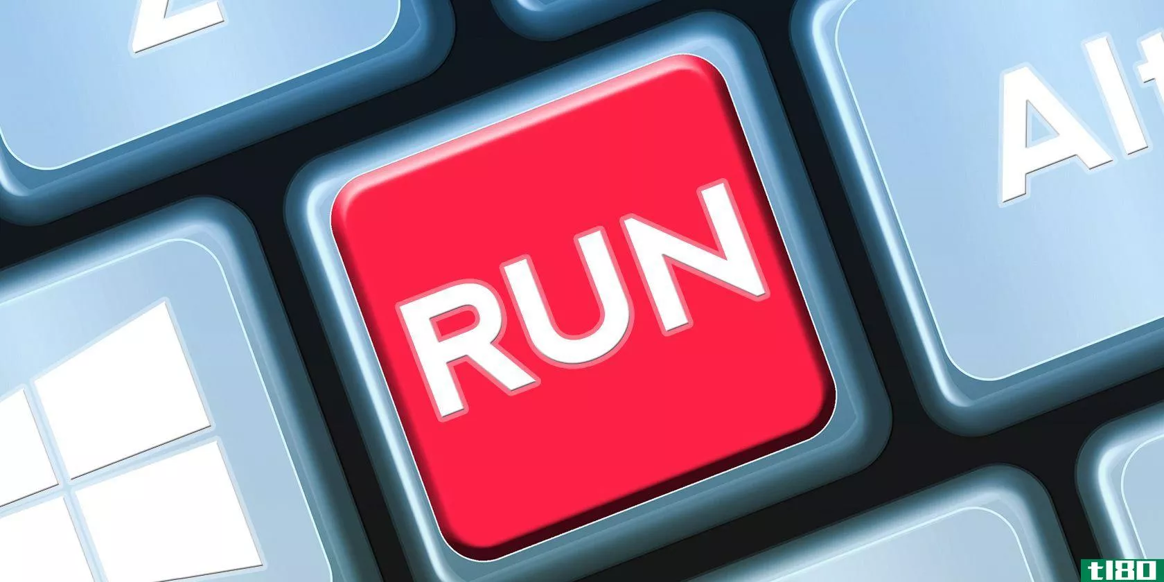 Close-up of Run button/key