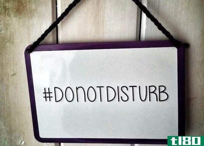Do Not Disturb Hanging Sign