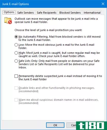Outlook Junk Email Opti***