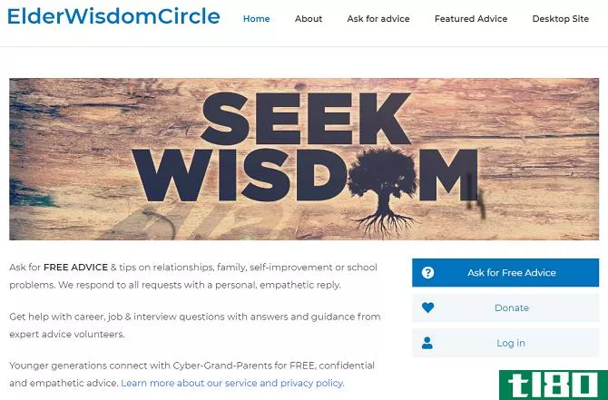 elder wisdom circle free advice online