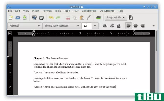 Lightweight Linux Software -- AbiWord Word Processor
