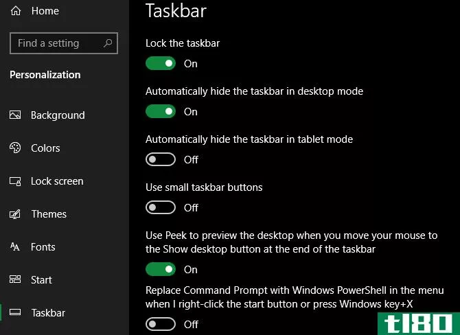 Windows 10 Taskbar Opti***