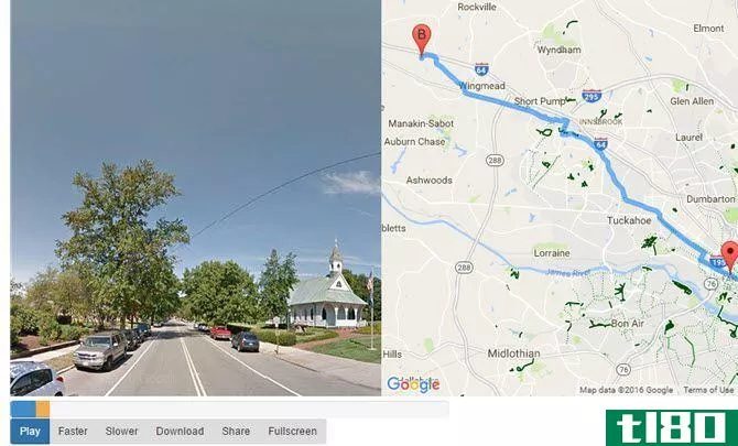 Google Maps Streetview Player