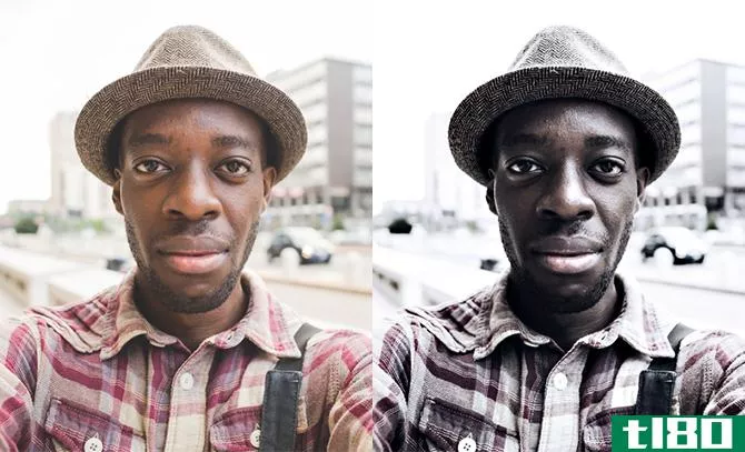 Profile Picture Before and After Photoshop