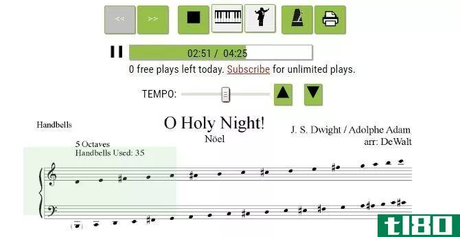 8notes O Holy Night! sheet music