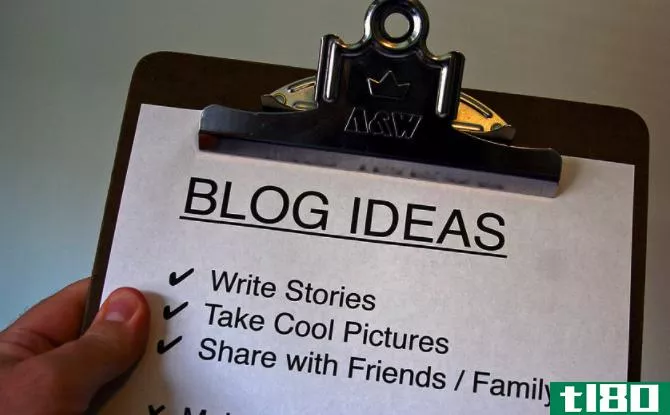 List of Blog Ideas