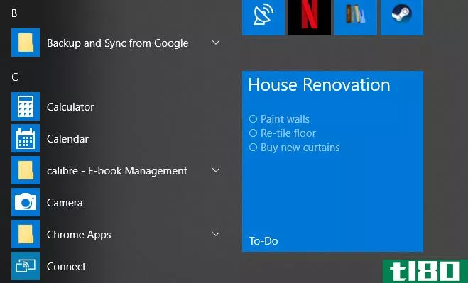 microsoft todo live tile