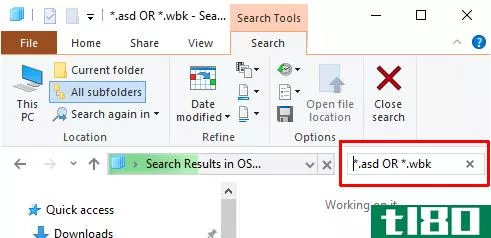 microsoft office draft file extension search opti***