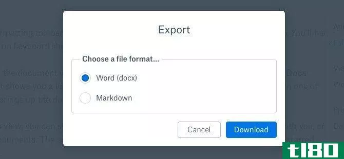Dropbox Paper Export Opti***