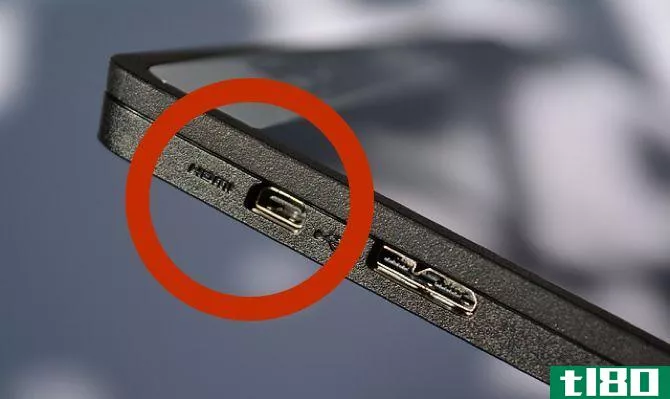 Mini-HDMI Port on a Tablet