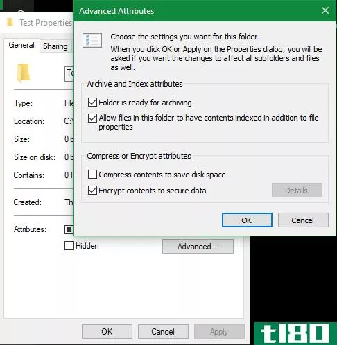 Windows Folder Content Encryption