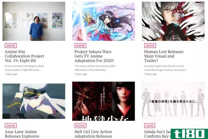 Otaku Mode Anime News Sites