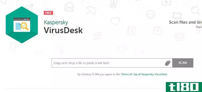Check dodgy links with Kaspersky Virus Desk