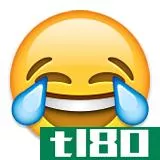 Laughing emoji emoticon
