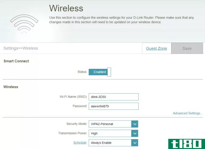 d-link wireless security wifi type