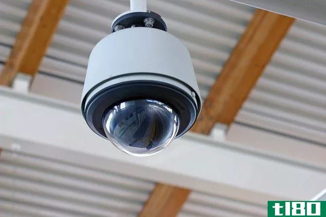 Roof-Mounted Security Camera
