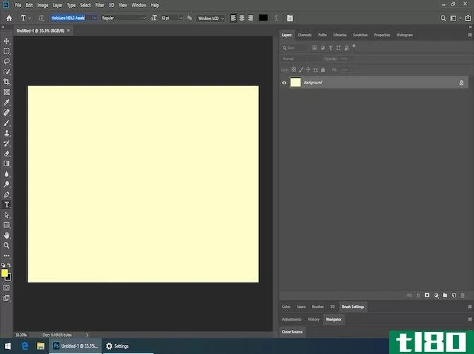 An example of customizing your workspace in Photoshop with custom groups
