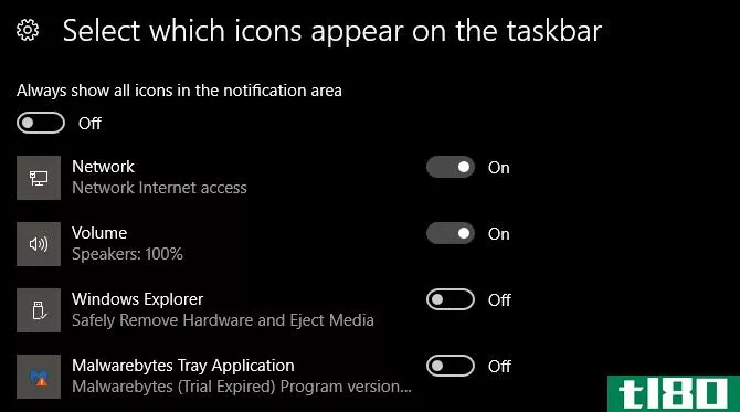 windows 10 taskbar system tray opti***