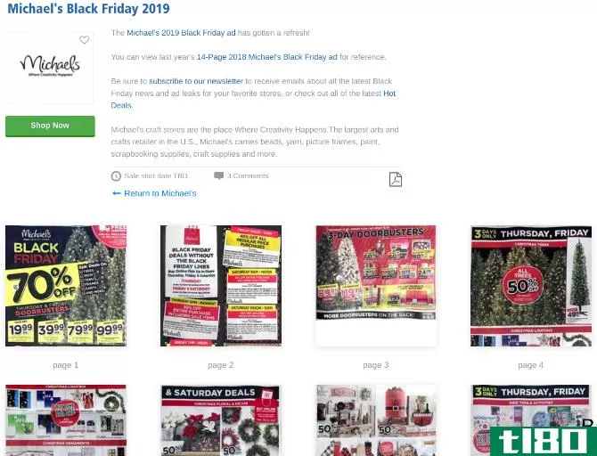 BFAds scans all offline black friday ads in newspapers and flyers